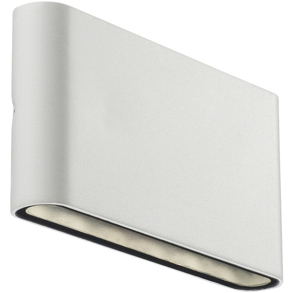Nordlux Kinver 84181001 LED-Außenwandleuchte EEK: LED (A++ - E) 6 W Warm-Weiß Weiß