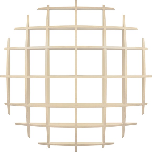 Wandregal Globen