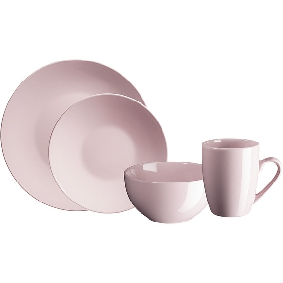Mäser - Tafelset PASTEL - Keramik - rosa