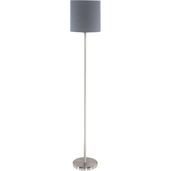 Eglo - Stehlampe Pasteri - Silber und Grau