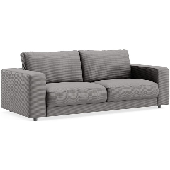 Sofa Ava Grau Stoff B 230 T 107 cm