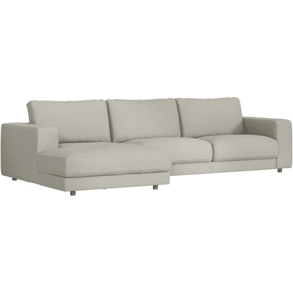 Ecksofa Ava Grau Stoff B 320 T 170 cm