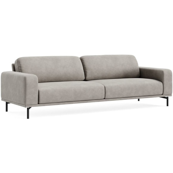 Sofa Maja Grau Stoff 237 cm 99 cm