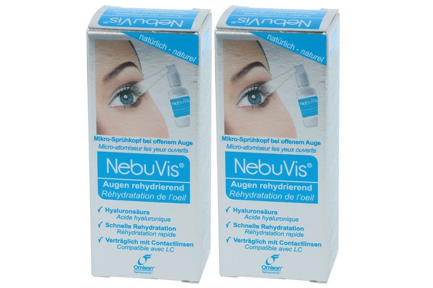 NebuVis Augenspray Augen rehydrierend 2 x 10ml