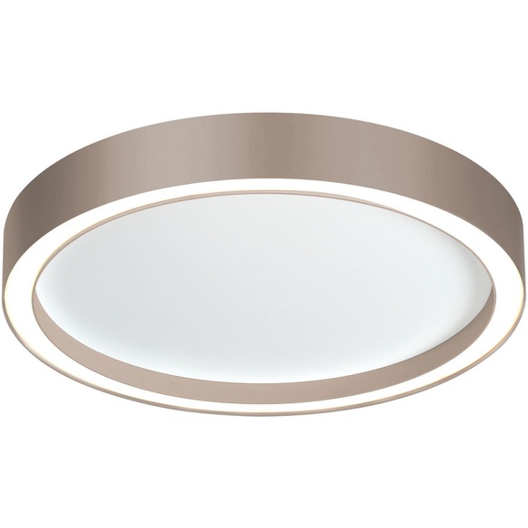 Bopp Aura LED-Deckenleuchte Ø 30cm weiß/taupe