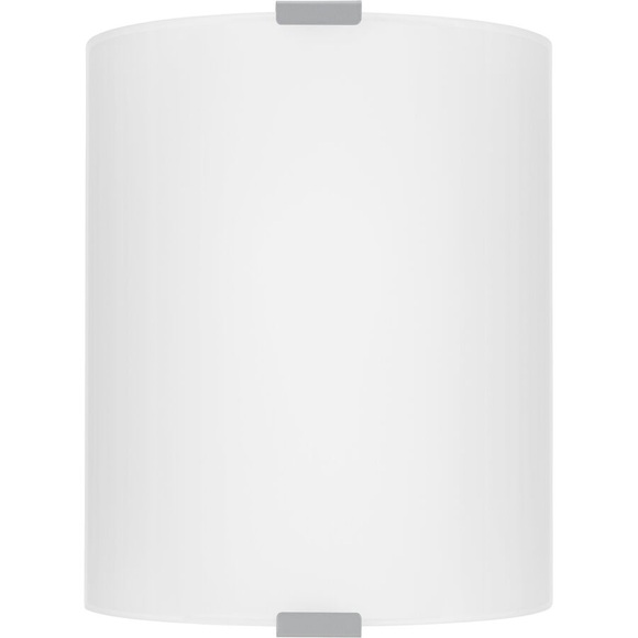 Schlichte Wandleuchte Grey mit Glas