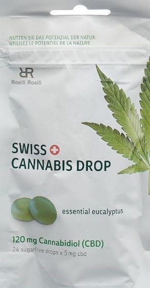 Swiss Cannabis Drop Eukalyptus 120mg CBD (24 Stk)