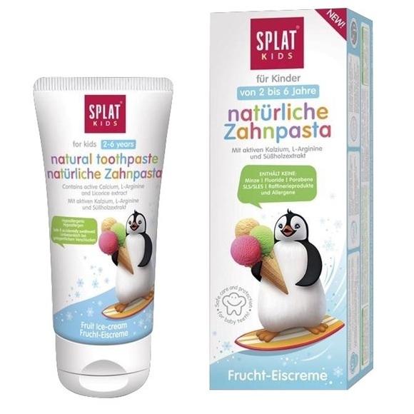 SPLAT Kids Zahnpasta 2-6 Fruit Ice-Cream (50 g)