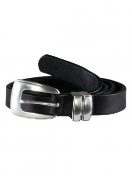 Mia black 20mm by BASIC BELTS