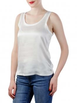 Yaya Fabric Mix Singlet blanc de blanc