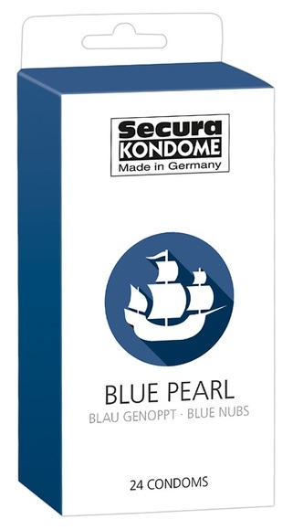 Kondome „Black Pearl“, mit Noppen