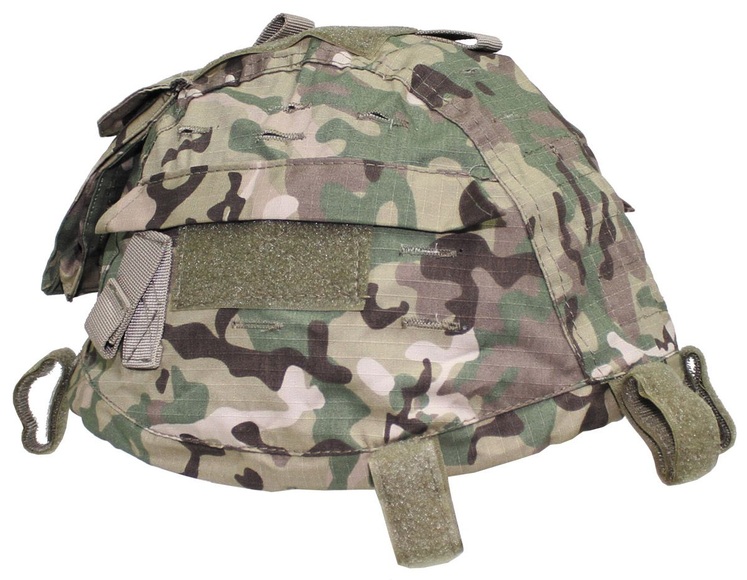 Helmbezug mit Taschen, grössenverst., operation-camo