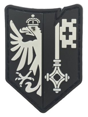 Klettabzeichen Genf Tactical - black