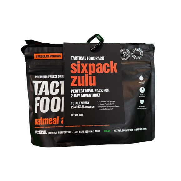 Tactical Foodpack - Sixpack Zulu (6 Mahlzeiten)