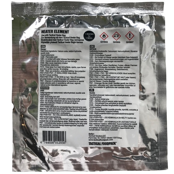 Tactical Foodpack - Heater Element
