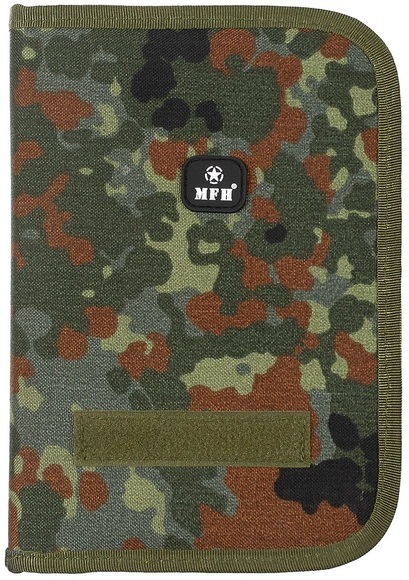 Schreibmappe, Flecktarnbezug, A5, Cordura