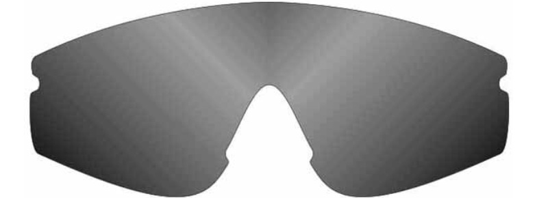Swisseye Tactical - Ersatzglas für Blackhawk Pro (smoke)