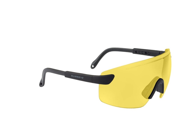 Swisseye Tactical - Brille Defense rubber black (yellow)