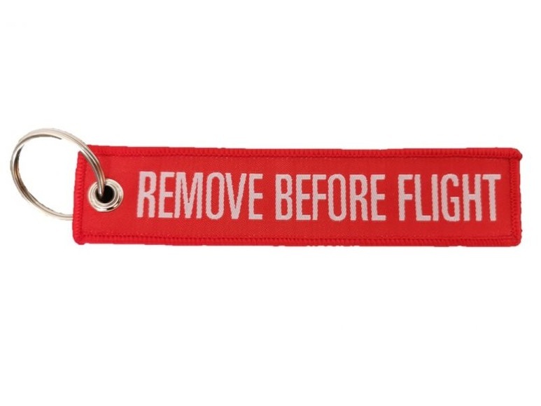 REMOVE BEFORE FLIGHT - Schlüsselanhänger