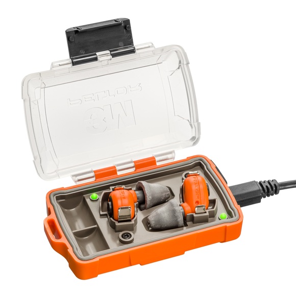 3M Peltor - Elektronischer Gehörschutzstöpsel, EEP-100 EU OR, orange