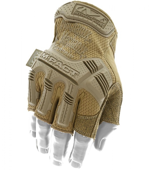 Mechanix Wear - M-Pact® Fingerless Coyote Einsatzhandschuhe