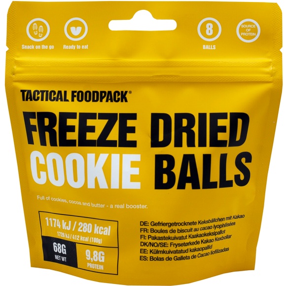 Tactical Foodpack - Cookie Balls (Gefriergetrocknete Keksbällchen)