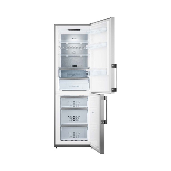 ASKO  Kühl-Gefrierkombination freistehend ASKO PREMIUM RFN23841S Edelstahlfront und silber