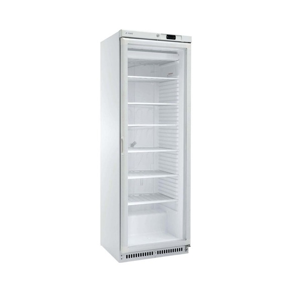 FORS Gefrierschrank, Glastür, weiss, ABS CFS 400 WG