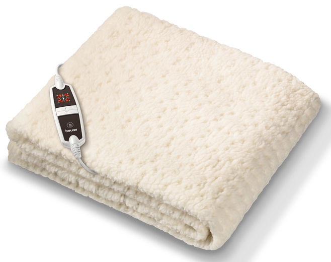Beurer UB 53 Wärmeunterbett Teddy Beige - Heizdecke (Beige)