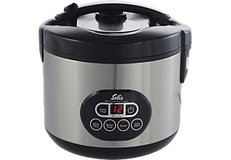 Solis Rice Cooker DUO Program - Reiskocher (Schwarz/Silber)