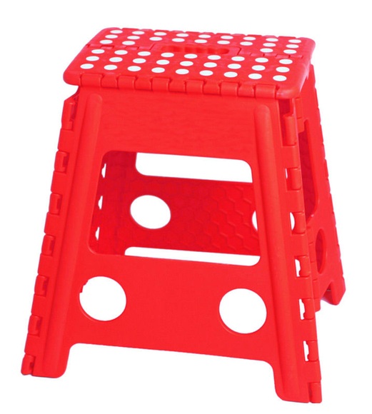 Mayer&Bosshardt Klapp-Klick Hocker rot