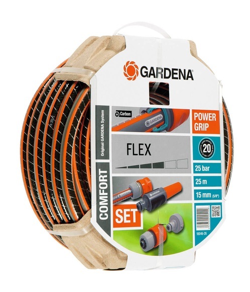 Gardena 18046-26.000.00 - Schlauch (Schwarz/Orange)