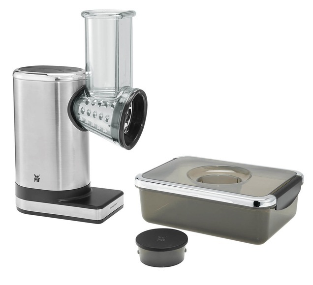 WMF Küchenminis Salat-To-Go - Elektrischer Salatbereiter (Silber)