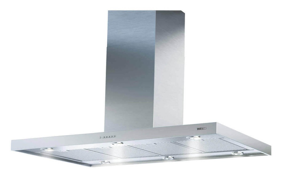 Wesco FHE teleskop quadro 5-100 Dunstabzugshaube Edelstahl Abluft