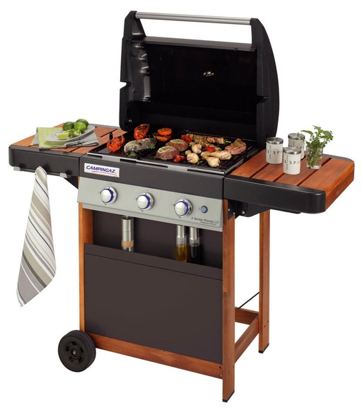 Camping GAZ 3 Series Woody LD - Gasgrill (Schwarz)