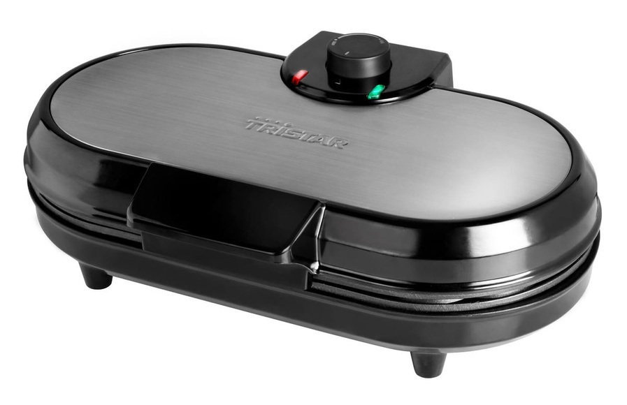 Tristar Wf-2120 - Waffeleisen (Edelstahl/Schwarz)