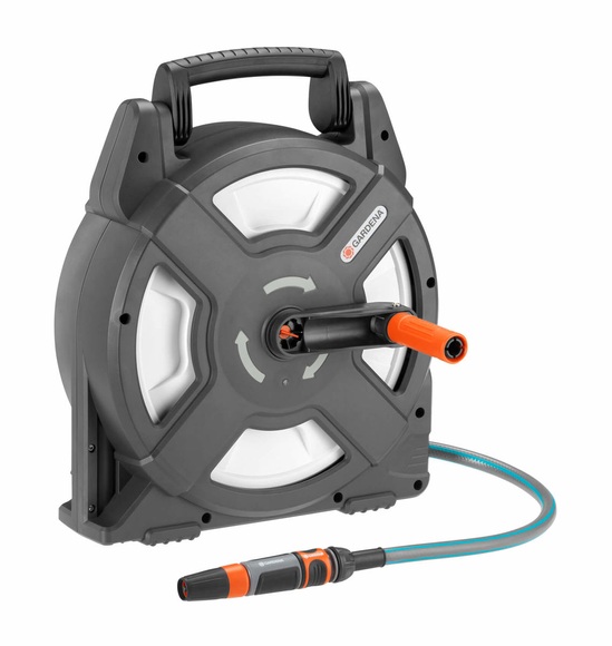 Gardena 18400-20.000.00 - Terrassen Schlauchbox (Schwarz)
