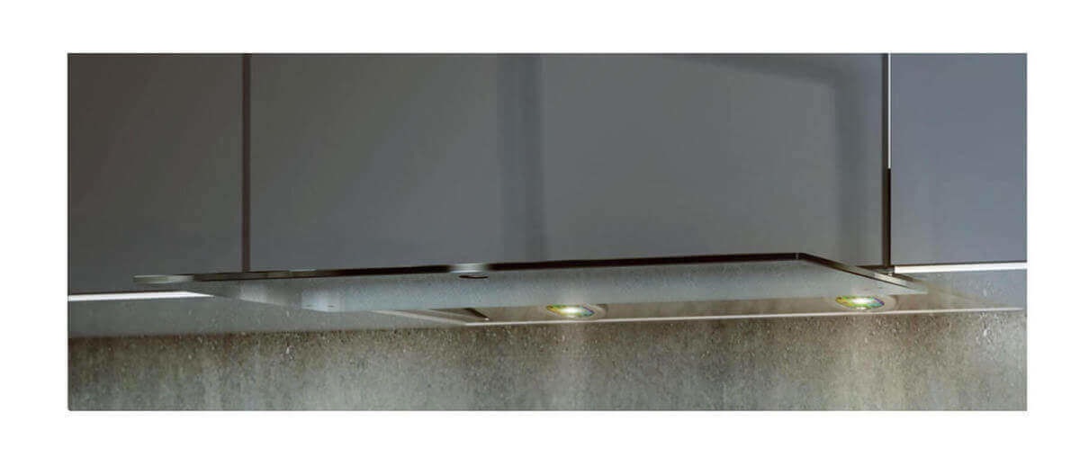 Wesco EVMC 211-55 Dunstabzugshaube Abluft oben Edelstahl / klar