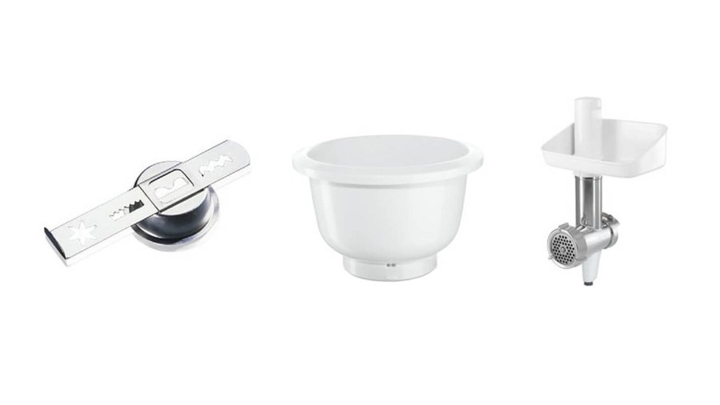 Bosch Muz5Bs1 Lifestyle Set BakingSensation - Küchenmaschinenzubehör (Weiß/Silber)