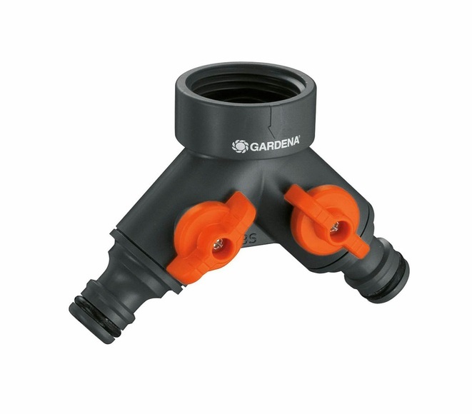 GARDENA® 2-Wege-Ventil für Wasserhähne mit 33 (1 Stück)