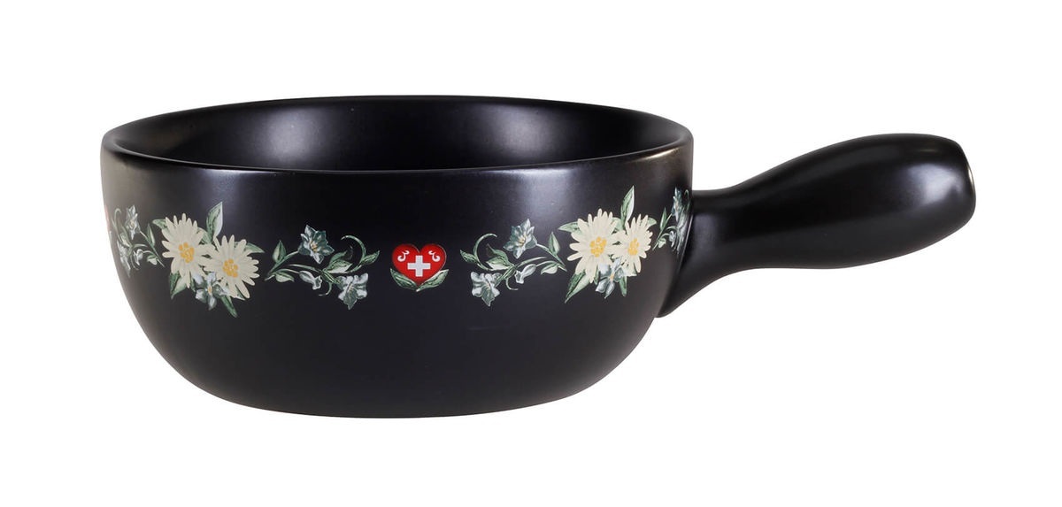 Nouvel Blumenwiese Käsefondue Caquelon AUSSTELLER