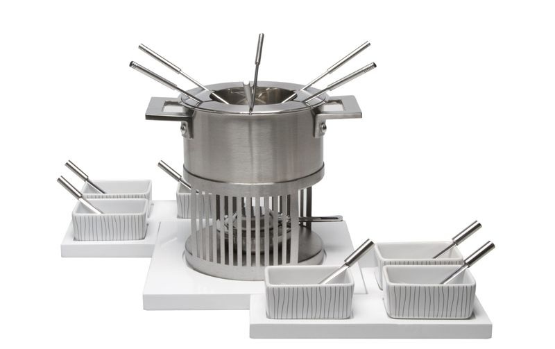 Nouvel Stripes Fleischfondue Set 24-tlg