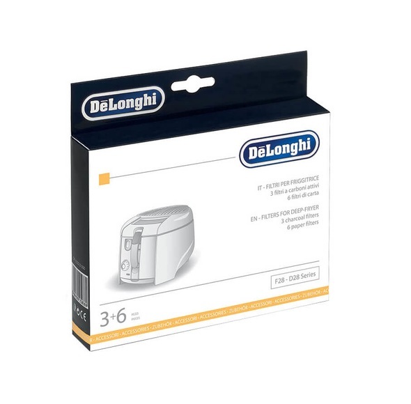 De'Longhi F28 - D28 Friteuse Filterset Zubehör