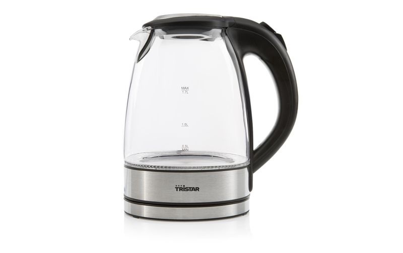Tristar Wk-3777 - Wasserkocher (Transparent/Schwarz/Metallisch)