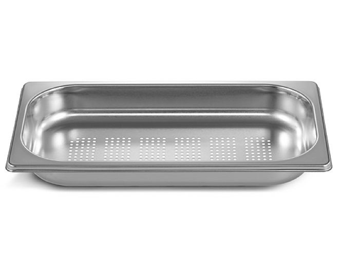 V-Zug K42367 Garbehälter gelocht 2/3 GN, Höhe 65 mm
