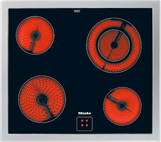 Miele KM 6021 - Kochfeld (Edelstahl/Schwarz)
