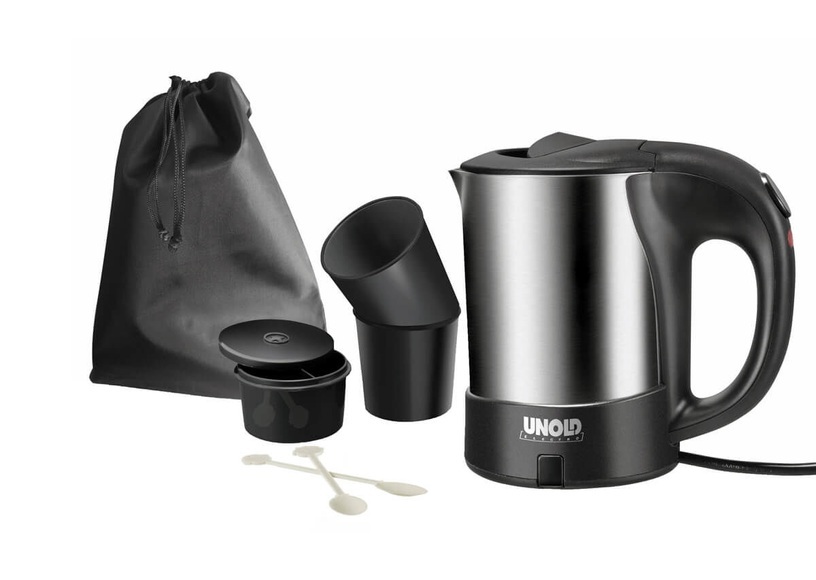 Unold 18575 - Volumen 0.5 Liter (Schwarz/Silber)