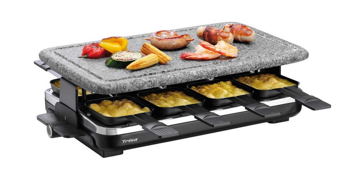 Trisa Hot Stone - Raclette (Schwarz)