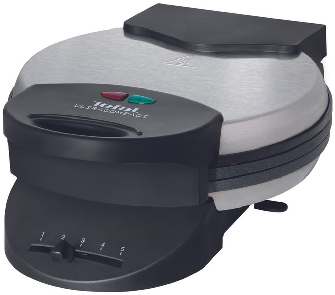Tefal Wm310D - Waffeleisen (Edelstahl/Schwarz)