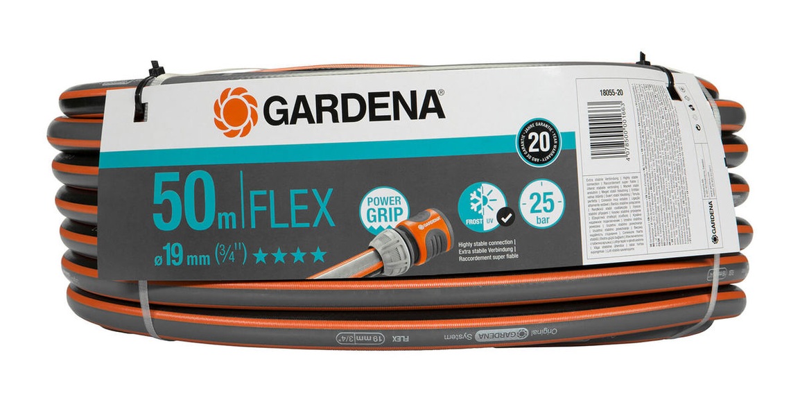 Gardena 18055-20 Comfort Flex - Schlauch (Schwarz/Orange)